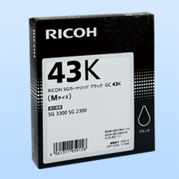 RICOH SGカートリッジGC43K Mサイズ ブラック