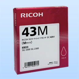 RICOH SGカートリッジGC43M Mサイズ マゼンタ