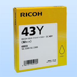RICOH SGカートリッジGC43Y Mサイズ イエロー